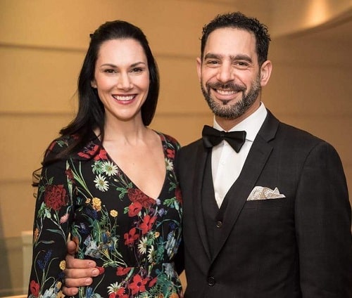 A picture of Patrick Sabongui with his wife, Kyra.